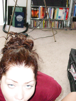 Foto di una gran figona rossa bocchinara