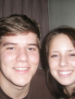 Foto di una coppia di adolescenti americani