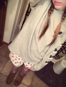 Selfie di una troietta inglese tettona