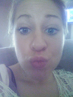 Selfie di una porcona americana