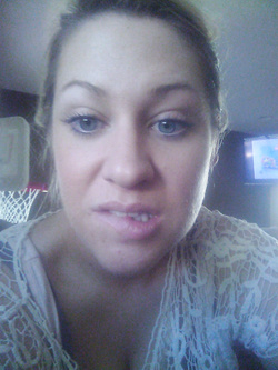 Selfie di una porcona americana