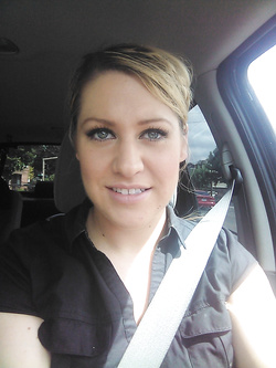 Selfie di una porcona americana