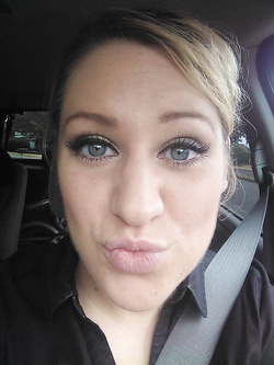 Selfie di una porcona americana