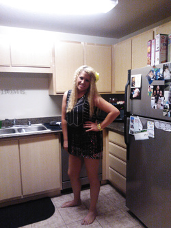 Selfie di una porcona americana