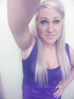 Selfie di una porcona americana