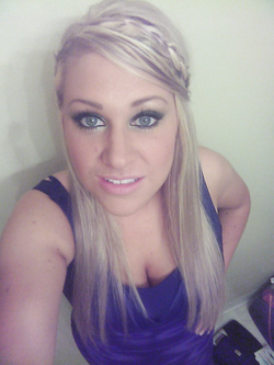 Selfie di una porcona americana