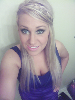 Selfie di una porcona americana