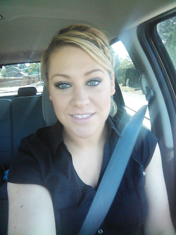 Selfie di una porcona americana