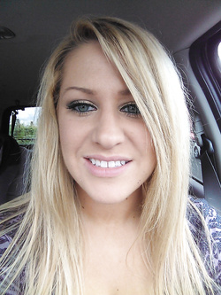 Selfie di una porcona americana