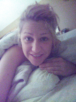 Selfie di una porcona americana