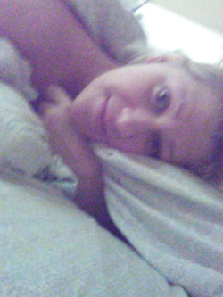 Selfie di una porcona americana