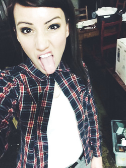 Selfie hot di una bella figa