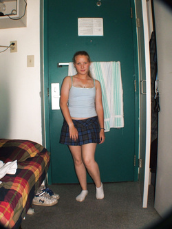 Troietta norvegese esibizionista