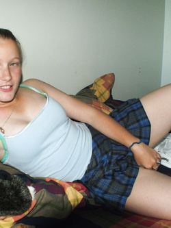 Troietta norvegese esibizionista