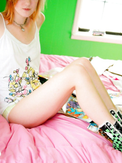 Foto di una teen esibizionista