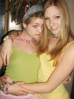 Foto di due ragazze lesbiche canadesi