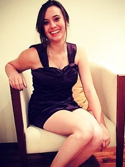 Bella brunetta foto amatoriali