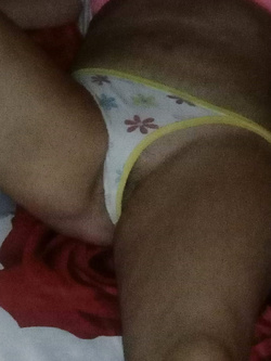 Eccola, appena rasata.