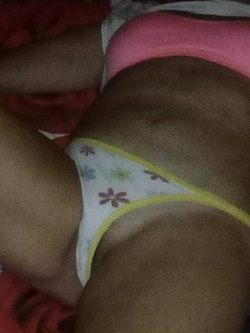 Eccola, appena rasata.