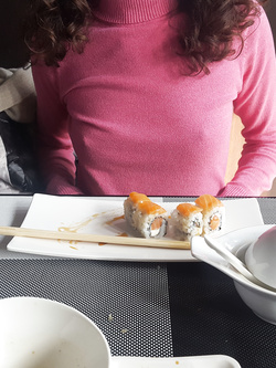 Al ristorante Giapponese