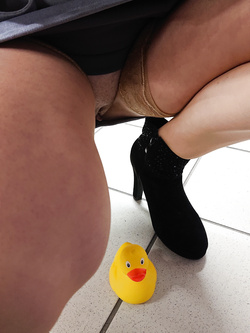 Shopping senza mutande