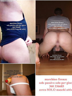 Sono solo passivo, indosso tanga e perizoma