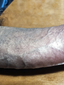 Il mio cazzone moscio servito sul tavolo