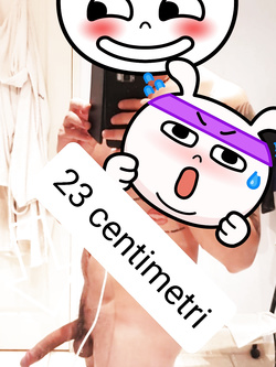 Il mio cazzo sempre attivo 23 cm