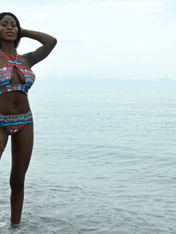 Ragazza nera stupenda di instagram