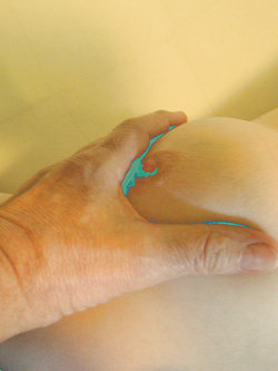 Nackt vor der Fotografin