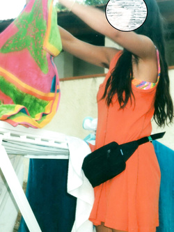 Francesca ventenne in vacanza in Spagna