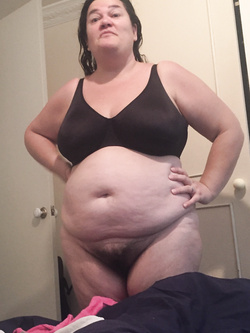 BBW Wife Sal Takes Her Bra And Panties Off