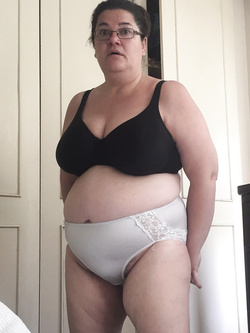 BBW Wife Sal Takes Her Panties Off For You