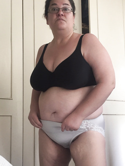BBW Wife Sal Takes Her Panties Off For You