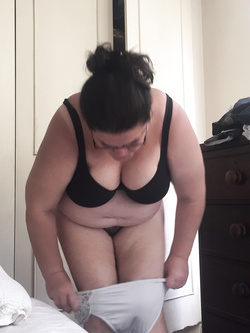 BBW Wife Sal Takes Her Panties Off For You
