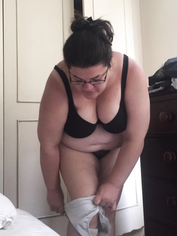 BBW Wife Sal Takes Her Panties Off For You
