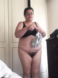 BBW Wife Sal Takes Her Panties Off For You