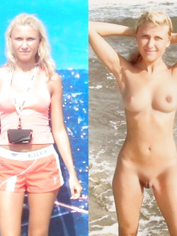 Beautiful wife Ksenia