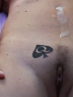 Hot Malene'sTattoed Pussy