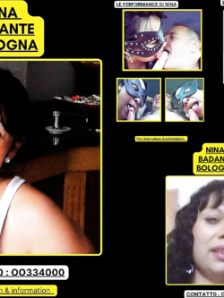 NINA DA BOLOGNA - ESIBIZIONISTA ALLO STATO PURO