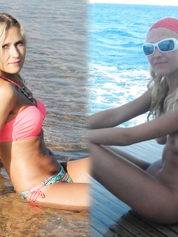 beautiful wife Ksenia before and after 2