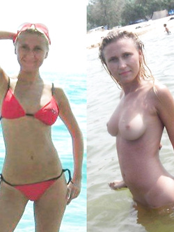 beautiful wife Ksenia before and after 2