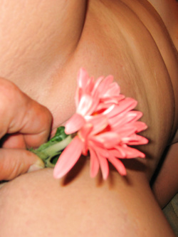 april and her flower