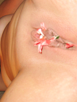 april and her flower