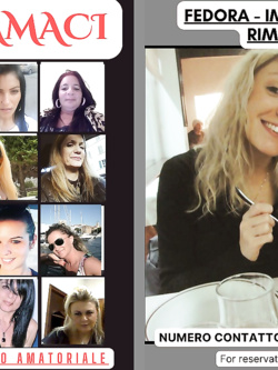 FEDORA BIONDA SEXY DI RIMINI