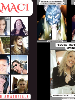 FEDORA BIONDA SEXY DI RIMINI