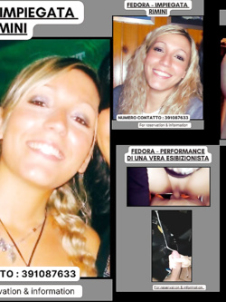 FEDORA BIONDA SEXY DI RIMINI