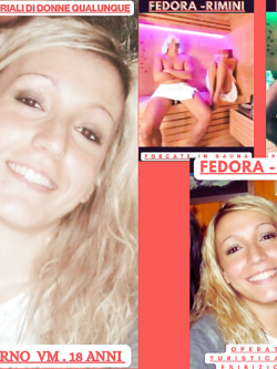 FEDORA BIONDA SEXY DI RIMINI