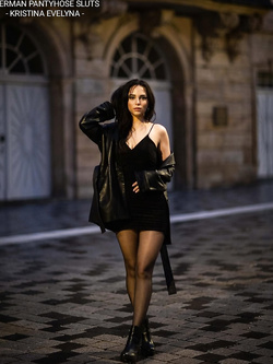 German pantyhose slut Kristina Evelyna