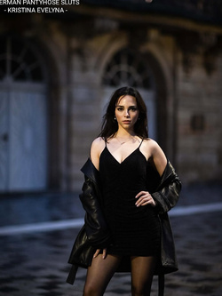 German pantyhose slut Kristina Evelyna